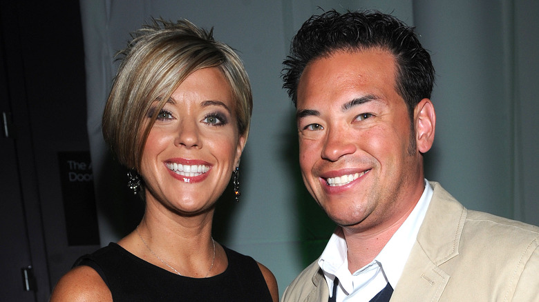 Kate et Jon Gosselin sourient