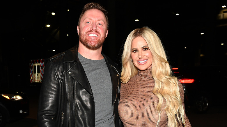 Kroy Biermann, Kim Zolciak souriant