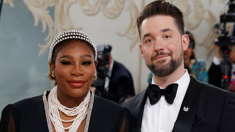 Alexis Ohanian pose avec Serena Williams