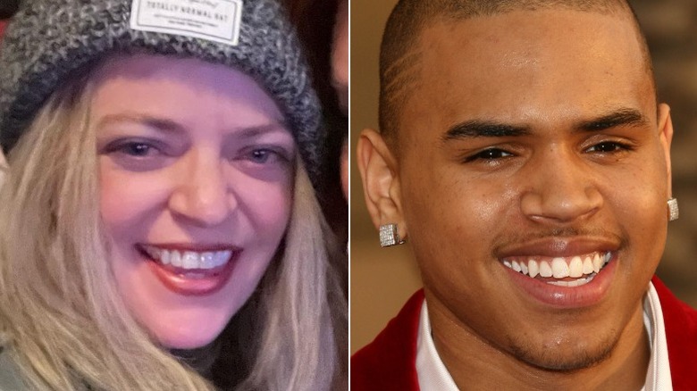 Jenny Johnson, à gauche, et Chris Brown, à droite