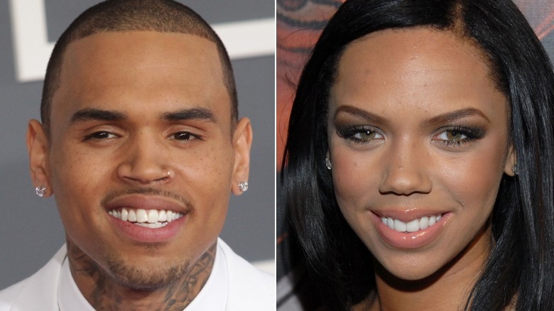 Chris Brown, à gauche, et Kiely Williams, à droite