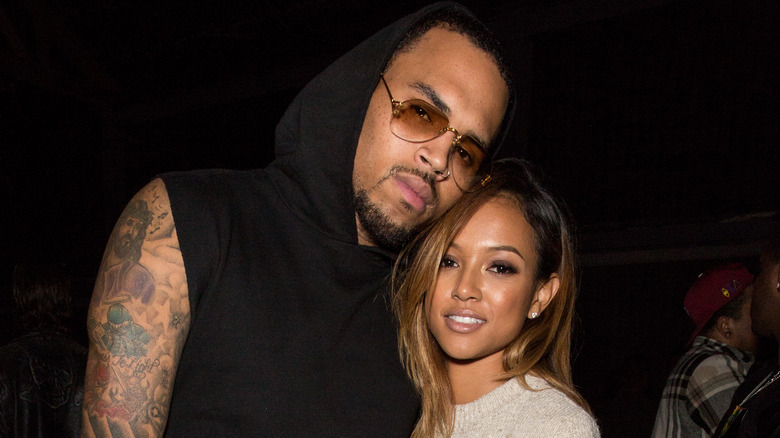 Chris Brown et Karrueche Tran posent ensemble