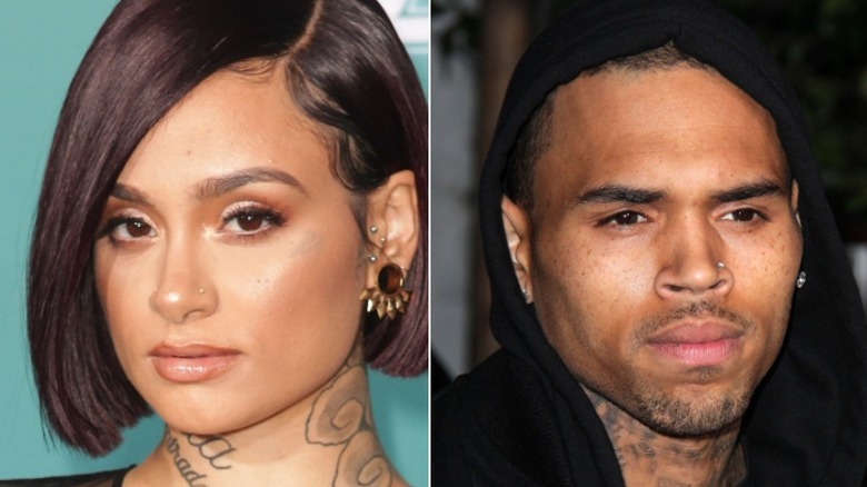 Kehlani, à gauche, et Chris Brown, à droite