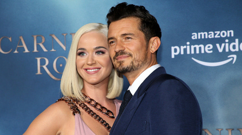 Katy Perry, Orlando Bloom souriant