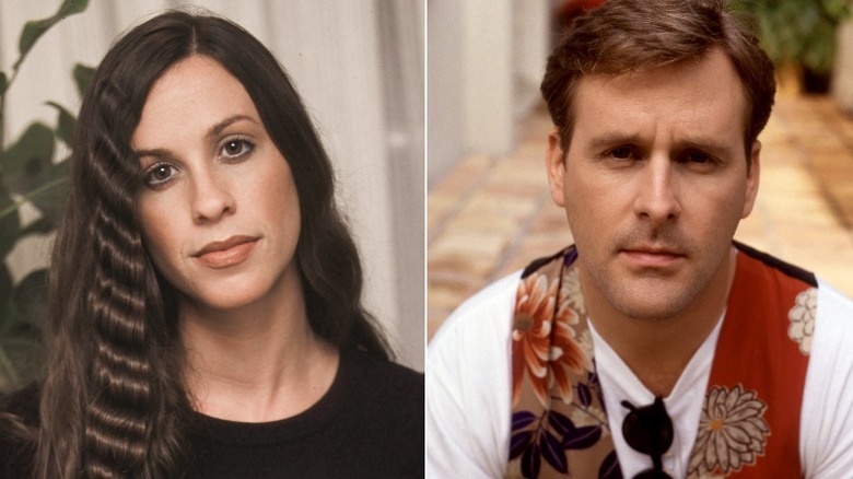 Alanis Morissette, Dave Coulier posant