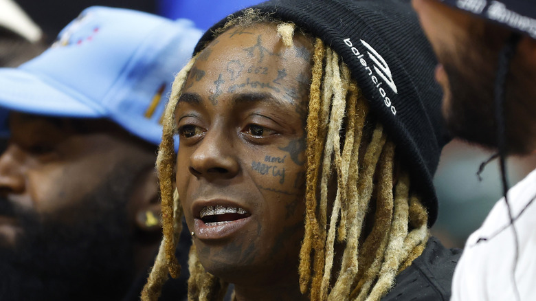 Lil Wayne à un match NBA