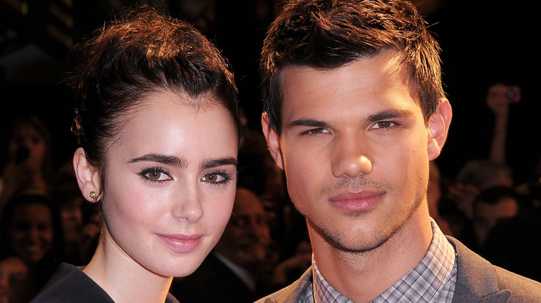 Lily Collins et Taylor Lautner