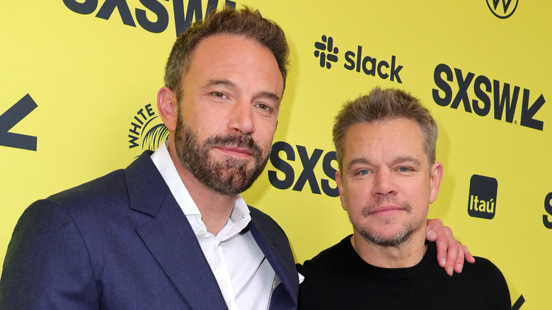 Ben Affleck et Matt Damon souriant