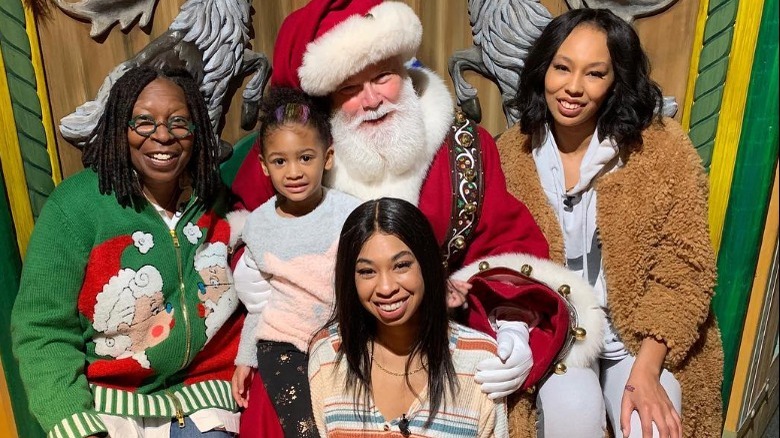 Whoopi Goldberg avec sa famille