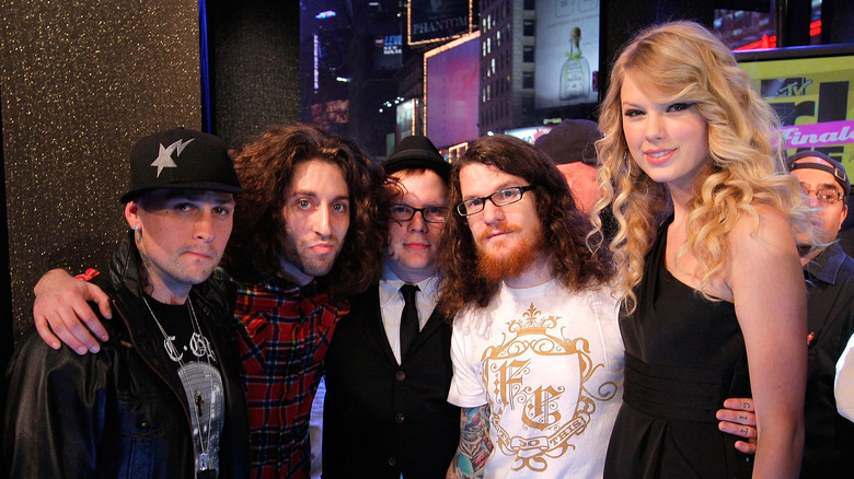 Taylor Swift avec Fall Out Boy et Joel Madden