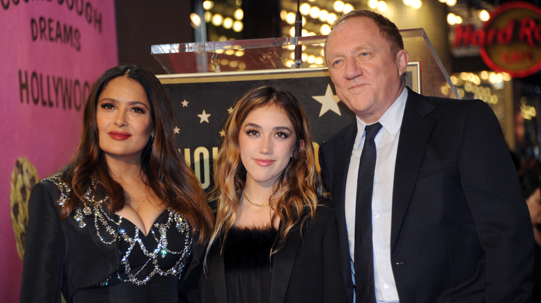 Salma Hayek avec Valentina Paloma et François Henri Pinault