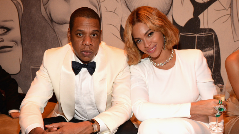 Beyoncé et Jay-Z posent ensemble