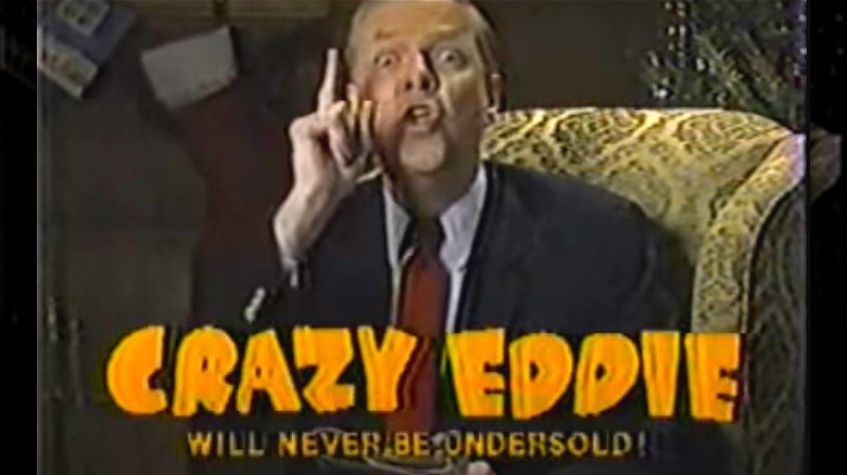 Publicité de Noël Crazy Eddie