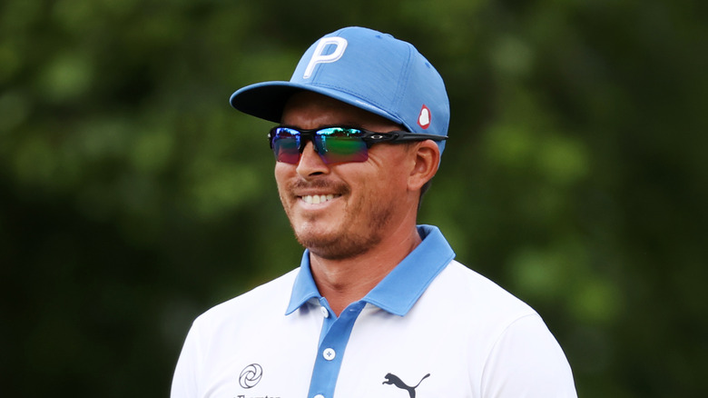 Rickie Fowler avec un grand sourire