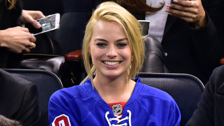 Margot Robbie à un match des Rangers