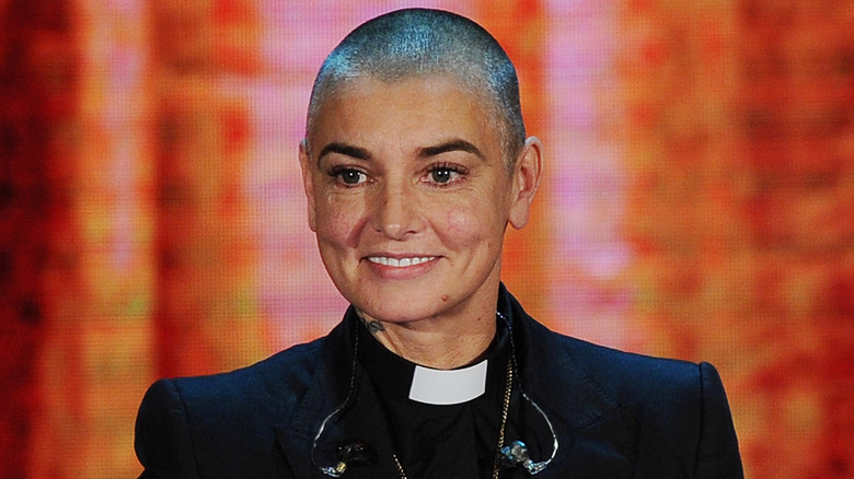 Sinéad O'Connor smiling