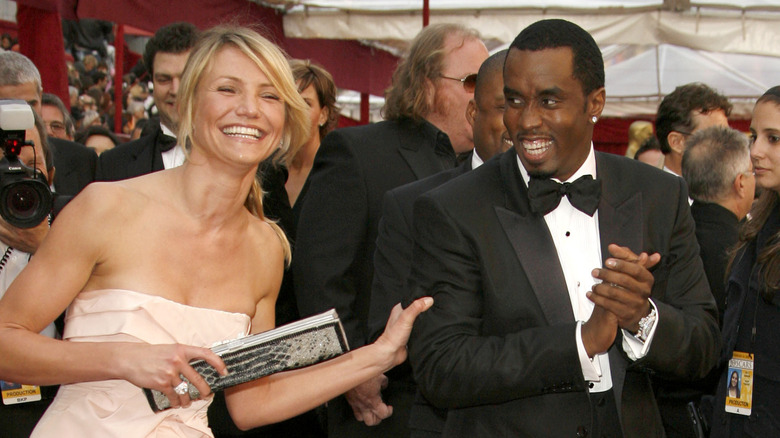 Cameron Diaz et Diddy rient