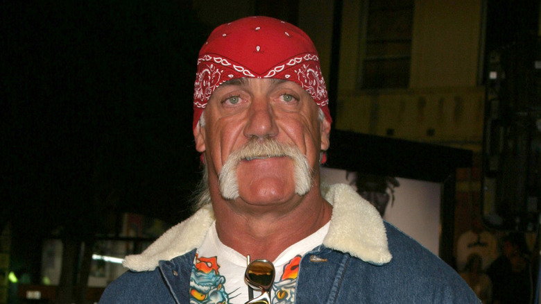 Hulk Hogan posant