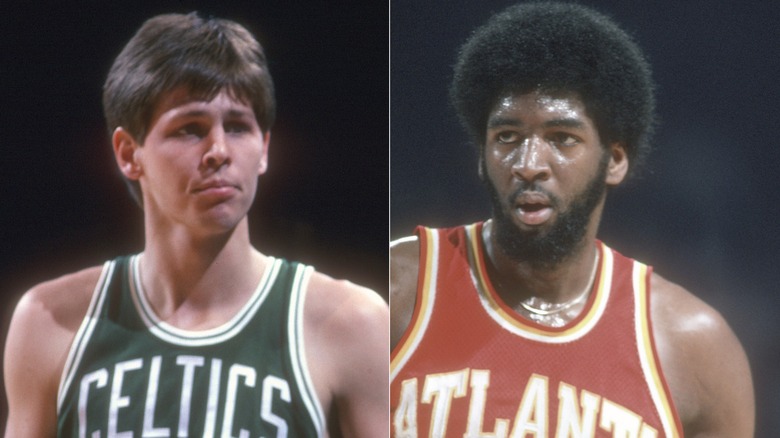 Danny Ainge et Tree Rollins