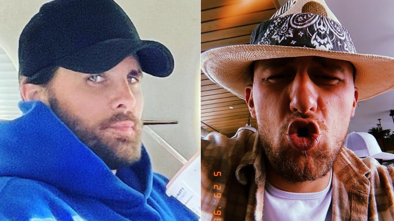 casquette de baseball Scott Disick; Chapeau de paille Johnny Manziel