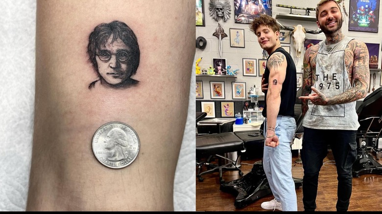 John Lennon tatouage et quartier