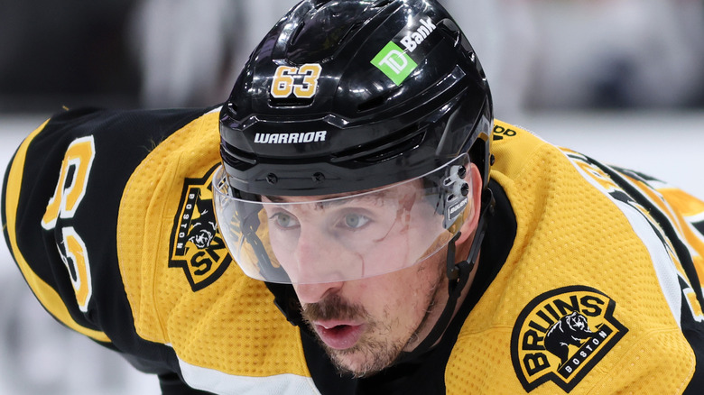 Brad Marchand sur la patinoire