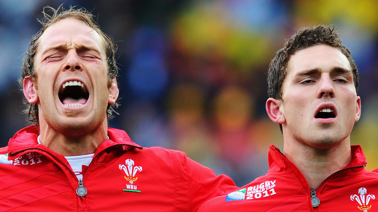 Alun Wyn Jones et George North