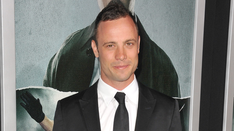 Oscar Pistorius sur un tapis rouge