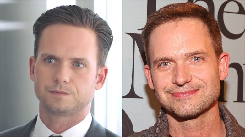 Patrick J. Adams a l'air inquiet 