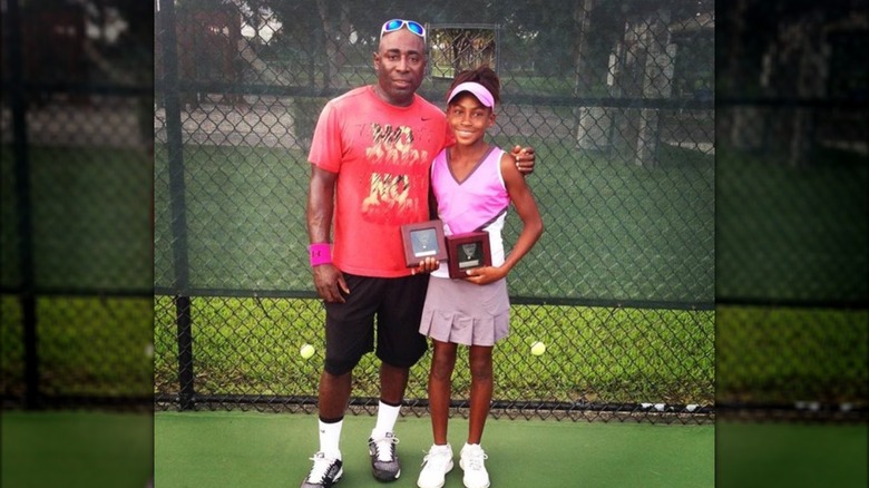 Corey Gauff et Coco Gauff souriant ensemble