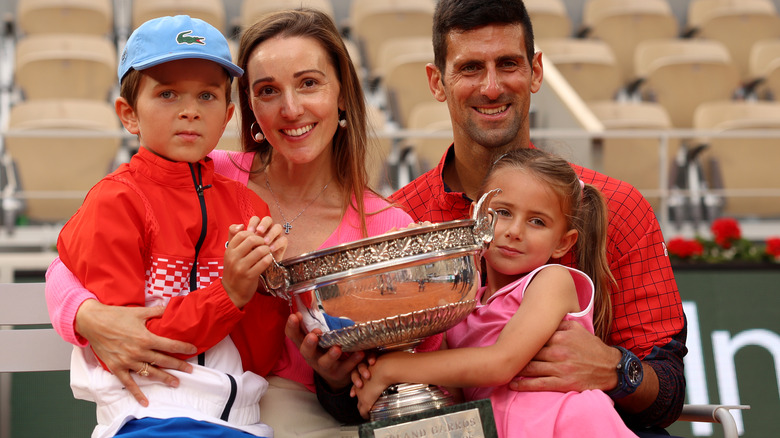 La famille Djokovic a l'air heureuse