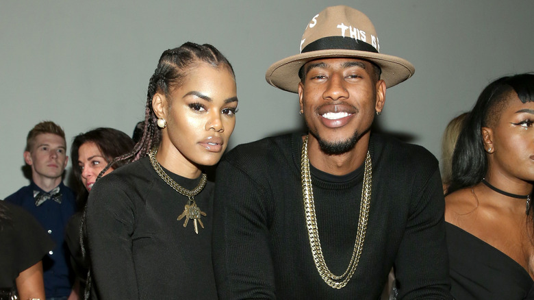 Teyana Taylor et Iman Shumpert, posant