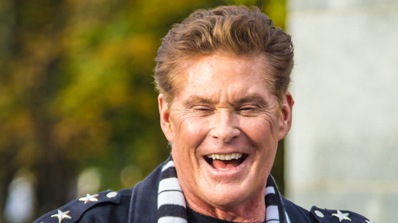 David Hasselhoff souriant.