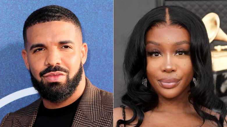 Drake et SZA côte à côte