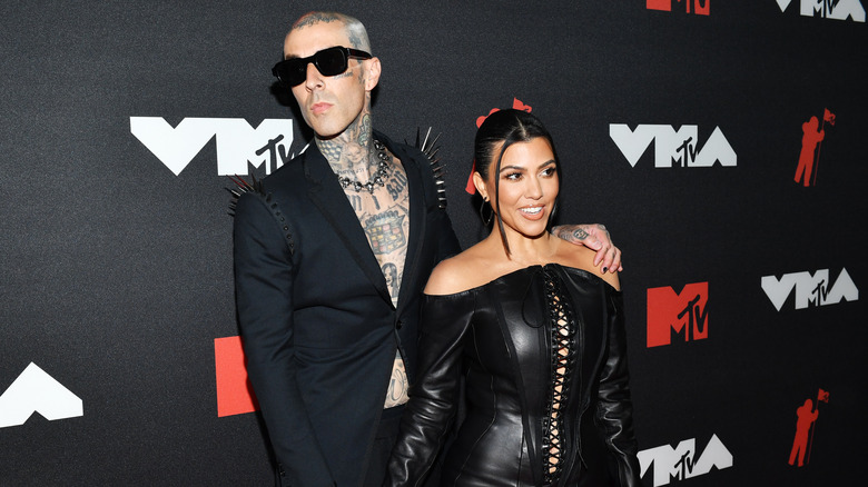 Travis Barker et Kourtney Kardashian aux VMA