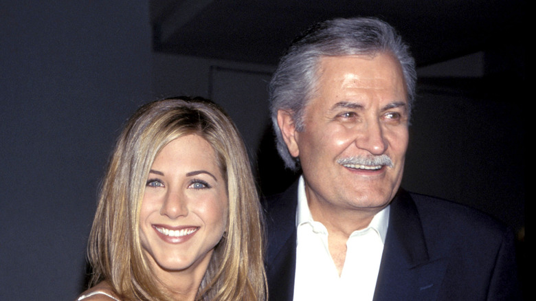 Jennifer Aniston et son père John Aniston