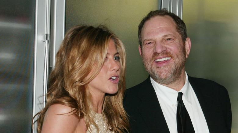 Jennifer Aniston et Harvey Weinstein