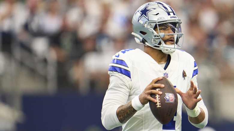 Dak Prescott sur le terrain