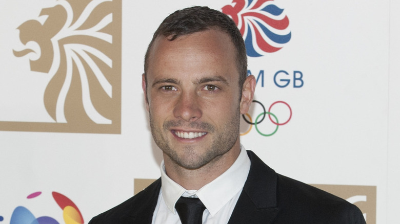 Oscar Pistorius sur un tapis rouge