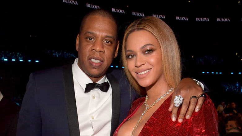 Jay-Z et Beyoncé posent ensemble