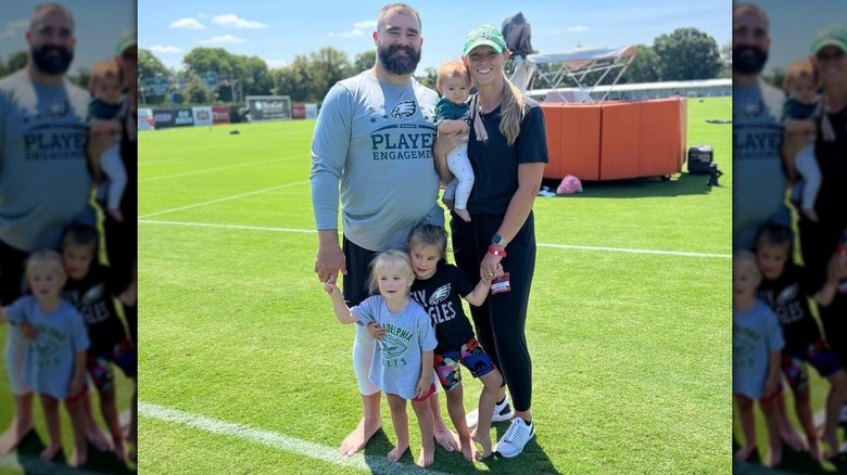 Jason Kelce, Kylie Kelce et leurs trois filles