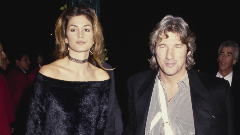 Cindy Crawford et Richard Gere dans les années 1990