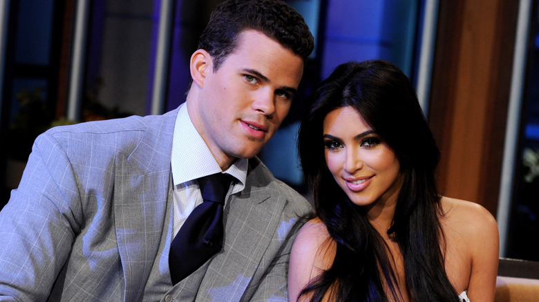 Kim Kardashian et Kris Humphries posant ensemble