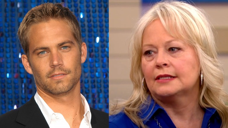 Paul Walker en veste noire ; Cheryl Walker dans The Dr. Oz Show