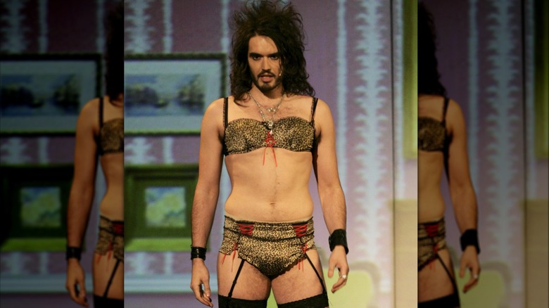 Russell Brand en lingerie