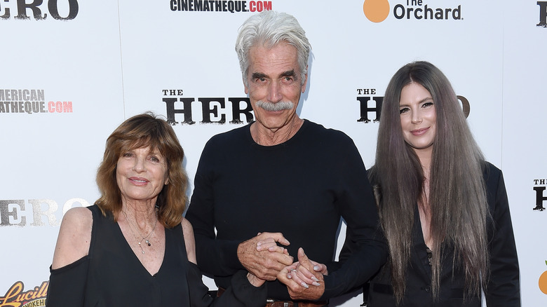 Sam Elliott avec sa famille