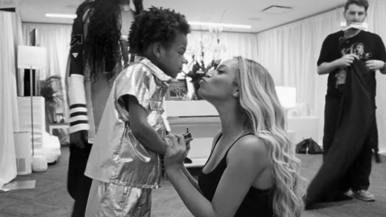 Beyoncé avec Sir Carter