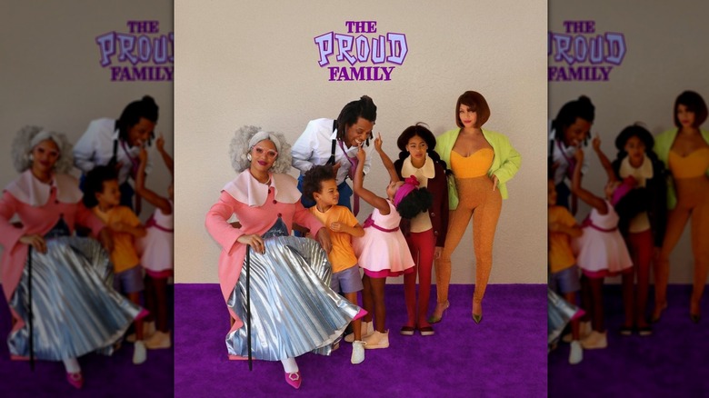 Beyoncé et sa famille en costumes d'Halloween