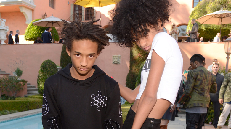 Willow et Jaden Smith posent lors d'une fête en 2014