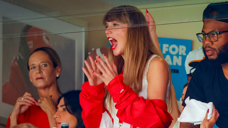 Taylor Swift lors d'un match des Chiefs de Kansas City